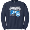 Clark Davidson Flag Crewneck Sweatshirt - Navy - front view