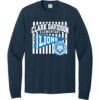 Clark Davidson Flag Long Sleeve Tee - Navy - front view