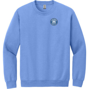 Clark Davidson Points of Interest Crewneck Sweatshirt - Light Blue - front view