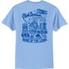 Clark Davidson Points of Interest Short Sleeve Tee - Light Blue - back view